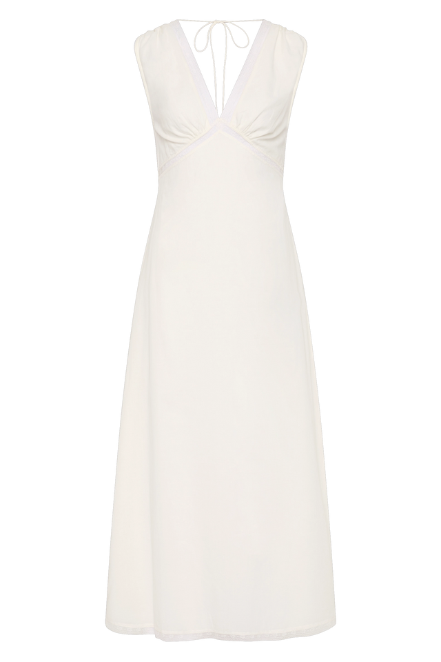 DENISE MAXI DRESS - WHITE