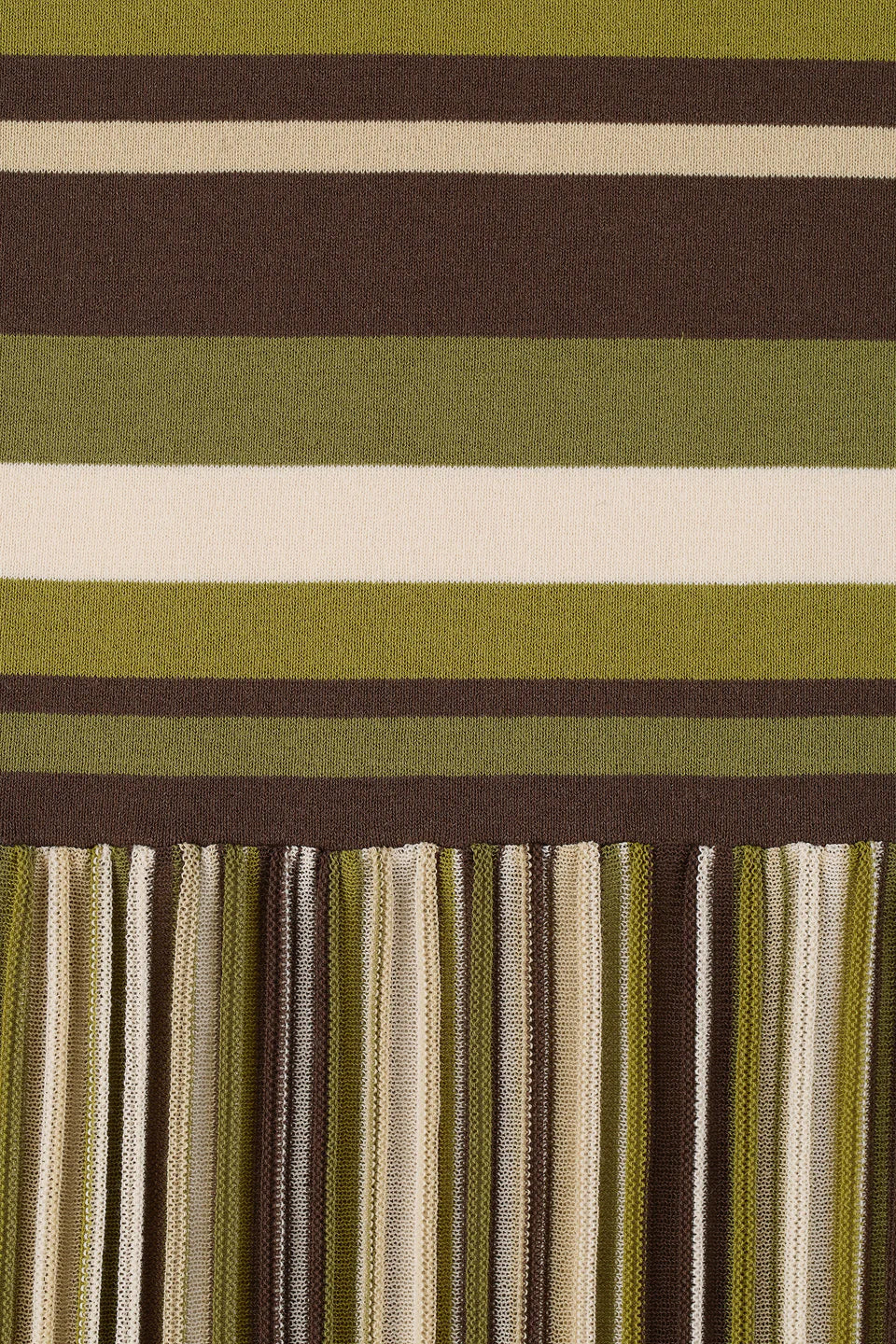 ESSENIA KNIT DRESS - ESPRESSO PINE STRIPE