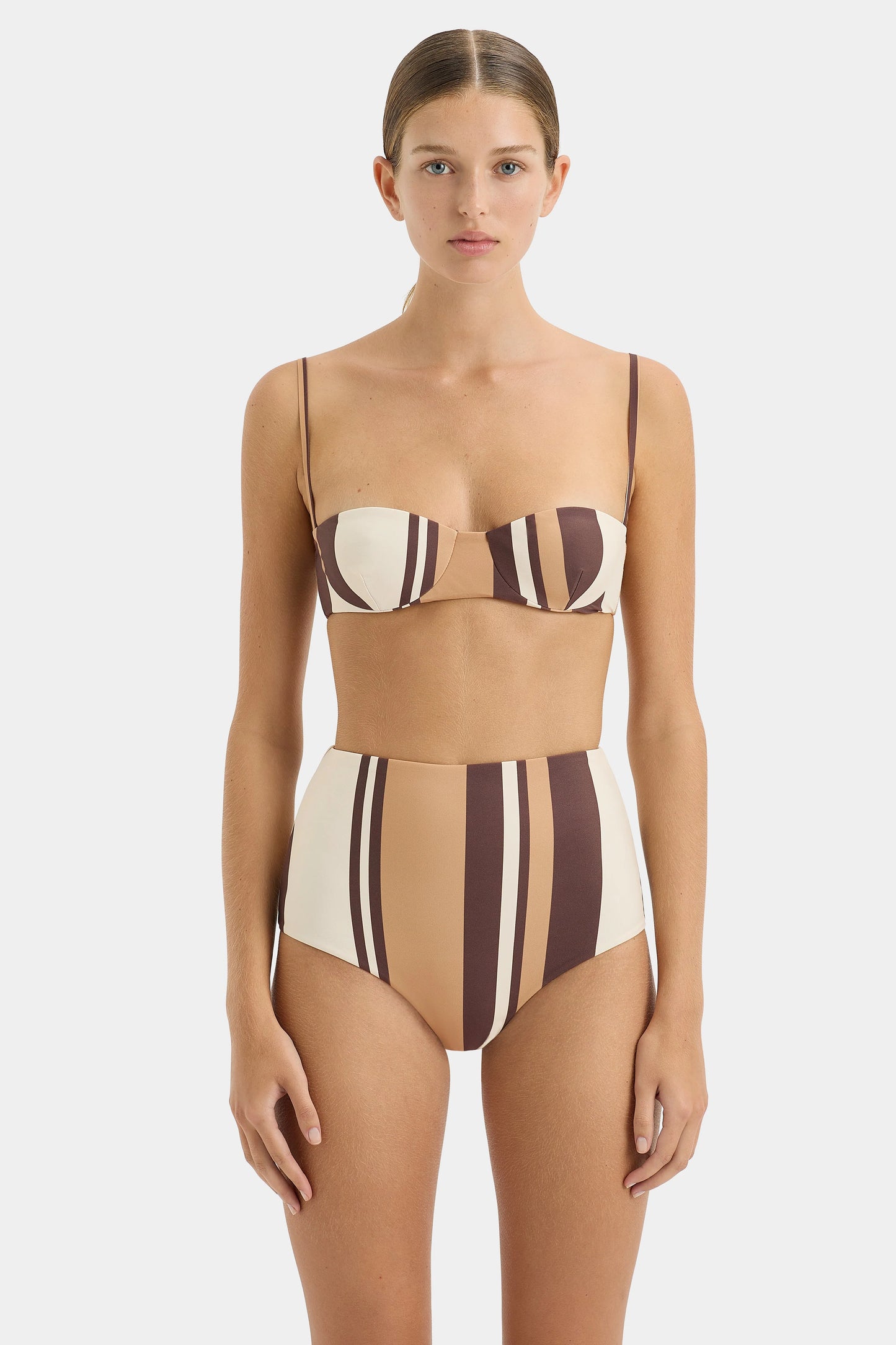 MAHOGANY CLASSIC HIGH BRIEF - CANTINA STRIPE