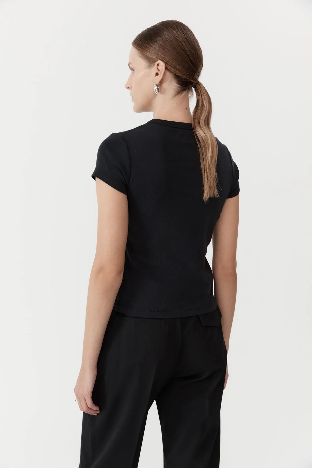 ORGANIC COTTON BABY TEE - BLACK
