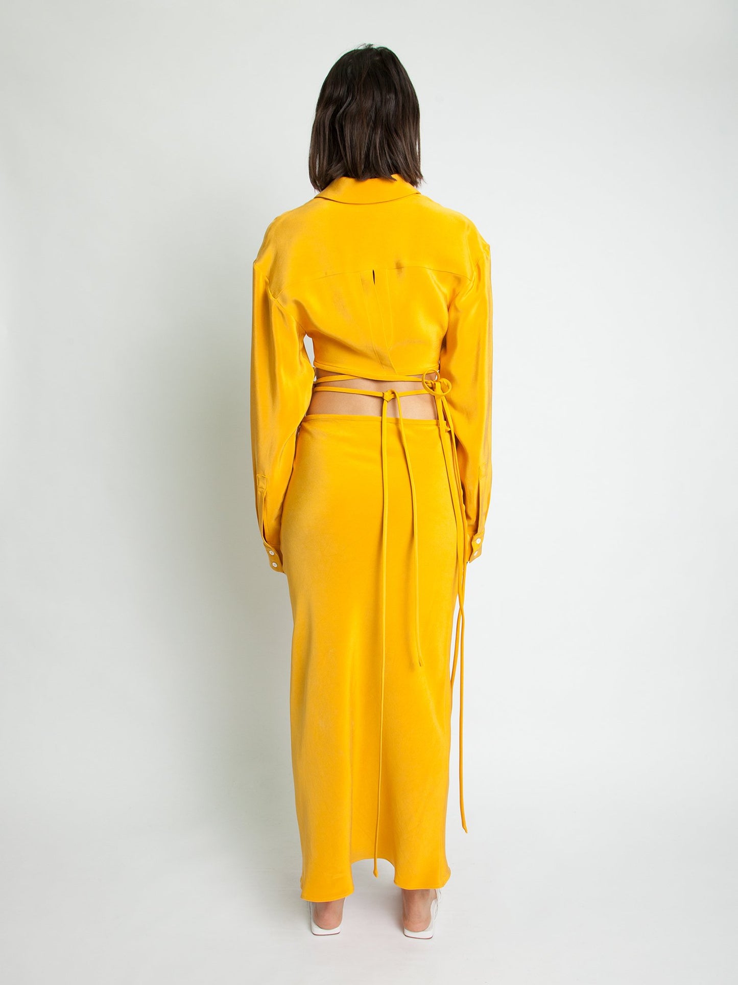 LOOPHOLE BIAS TIE SKIRT- MANGO