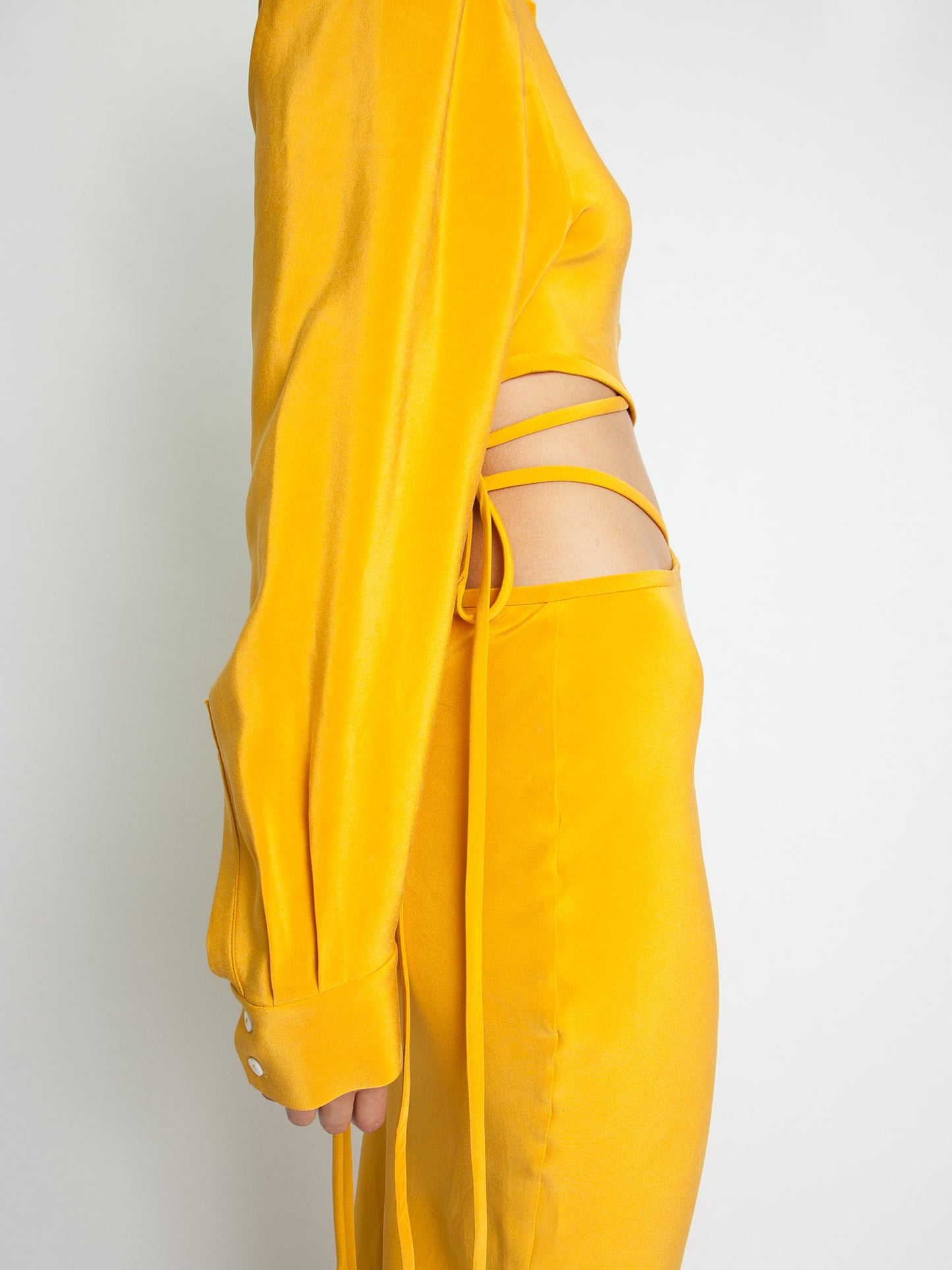 LOOPHOLE BIAS TIE SKIRT- MANGO