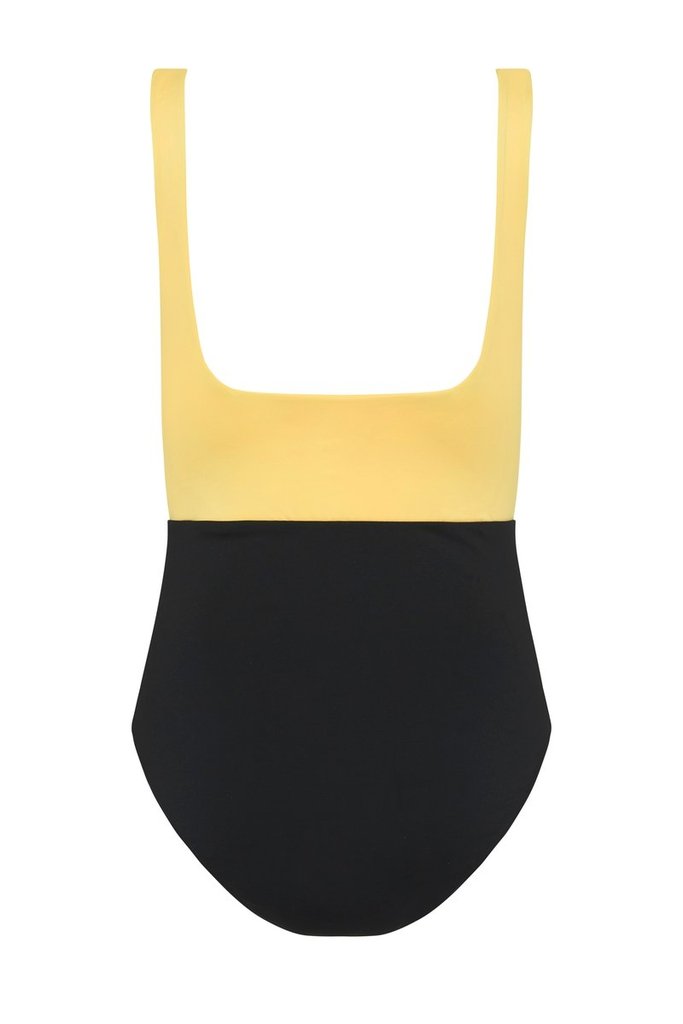 MARLEY ONEPIECE - BUTTER / BLACK