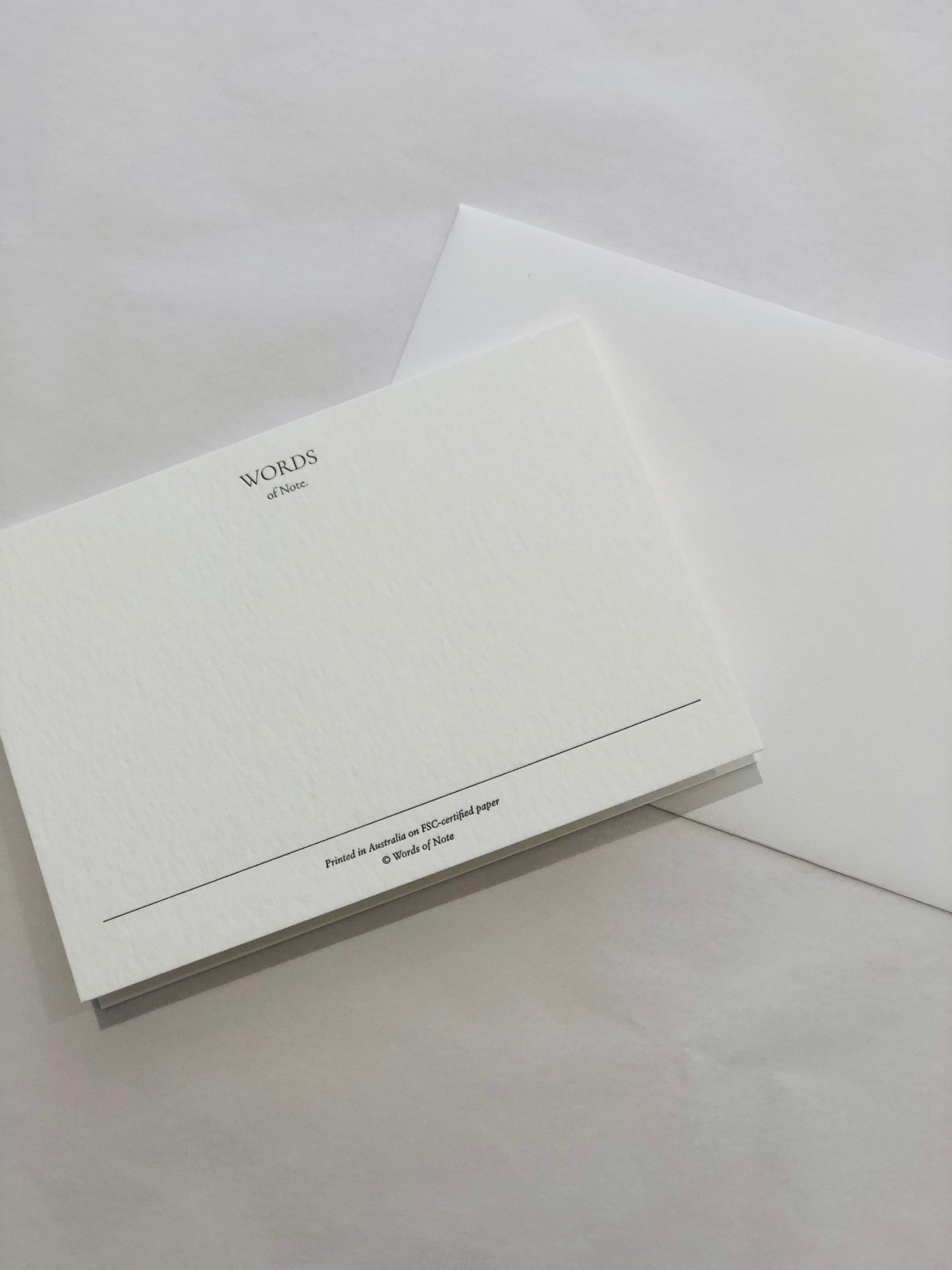 LETTER PRESS THANK YOU GIFT CARD