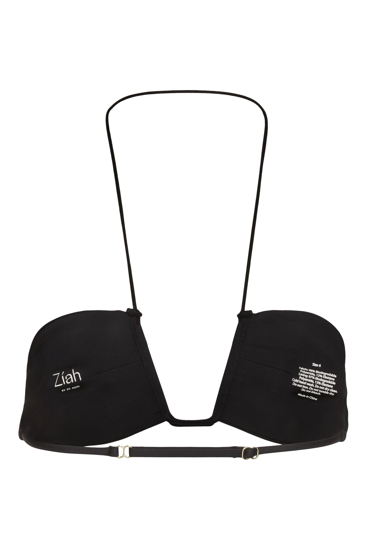 NEAL HALTER TOP - BLACK