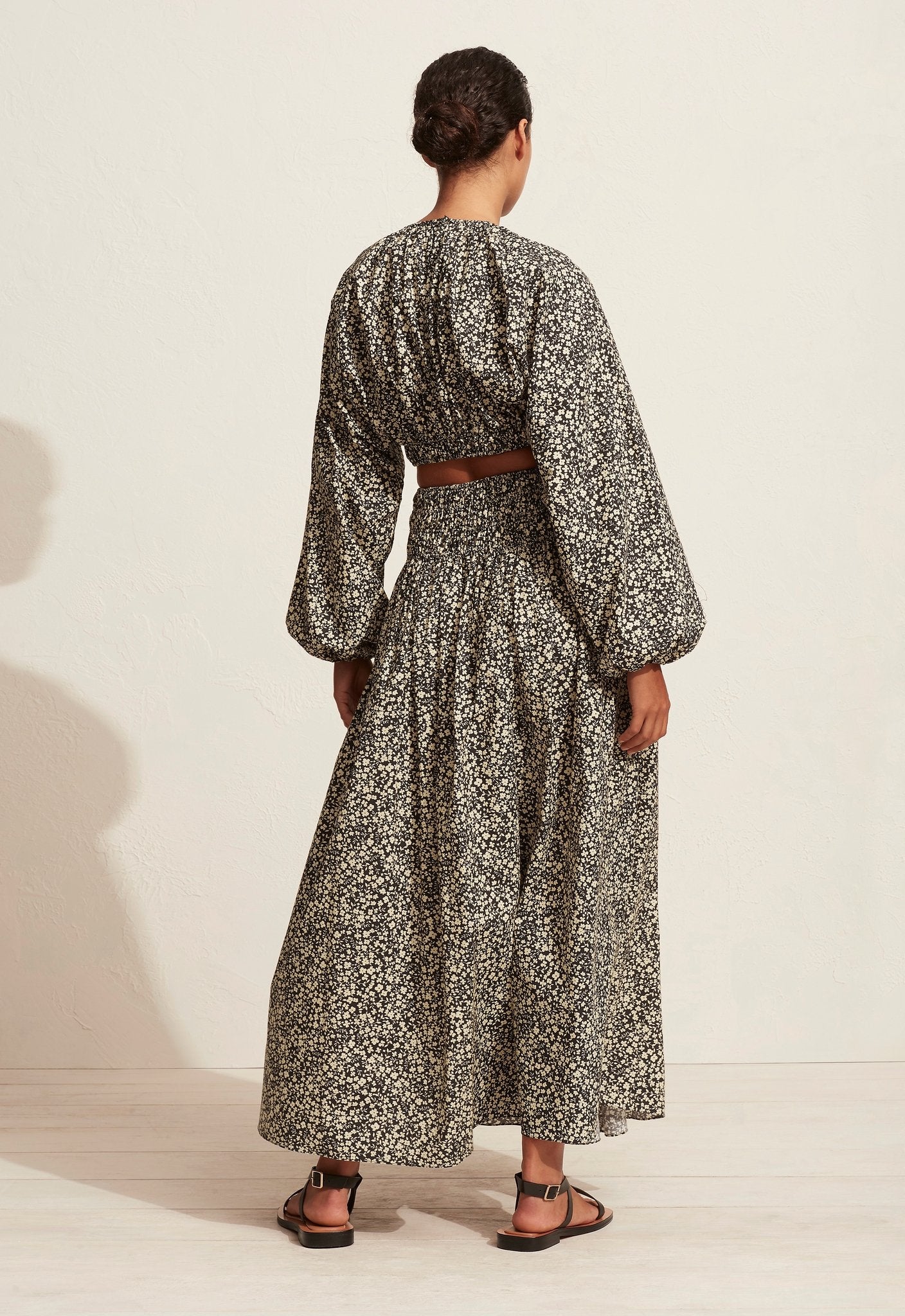 THE SHIRRED BLOUSE - GOLDEN PRIMROSE