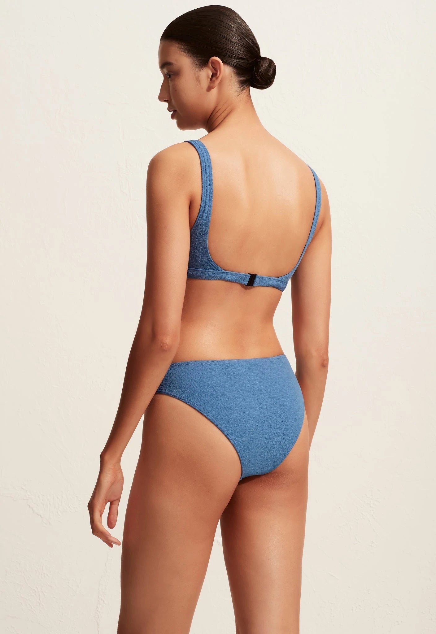 NINETIES HIGH WAIST BRIEF - HYDRA CRINKLE