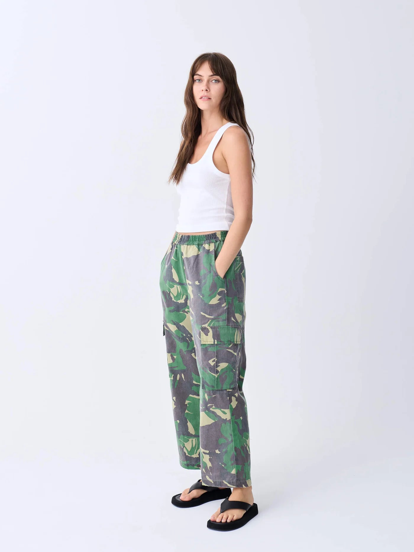 CARGO PANT - WASHED ARMY