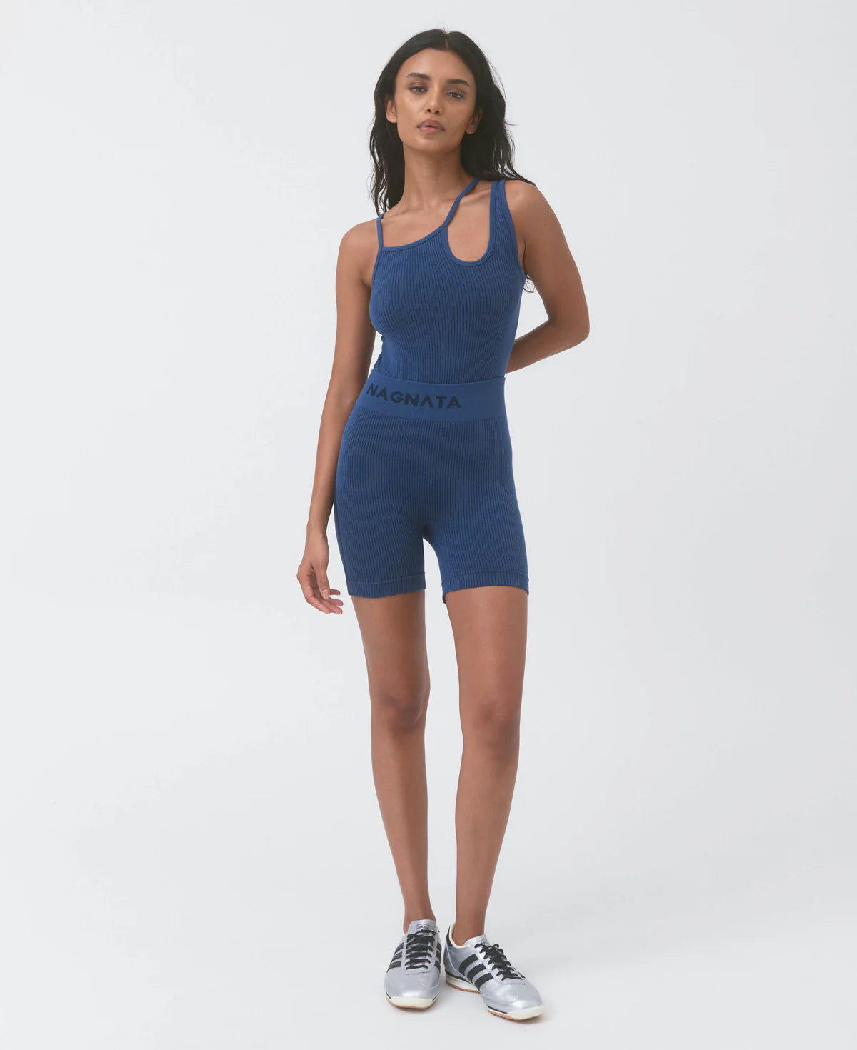 M19 BALLET WOOL MINI SHORT - DENIM