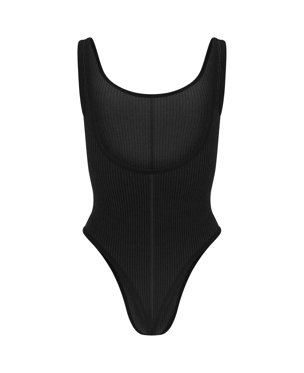 M19 CLASSIC WOOL BODYSUIT - OBSIDIAN