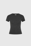ORGANIC COTTON BABY TEE - CHARCOAL MELANGE