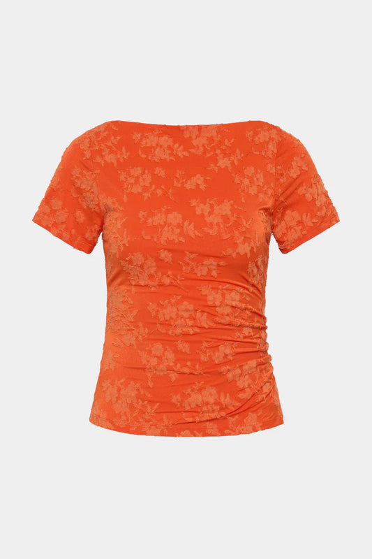 (PRE-ORDER) BLANCA TOP - PALMERA TANGERINE