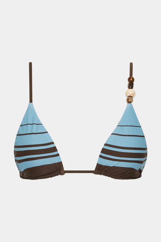RIOJA STRING TRIANGLE TOP - PACHA MINERAL STRIPE