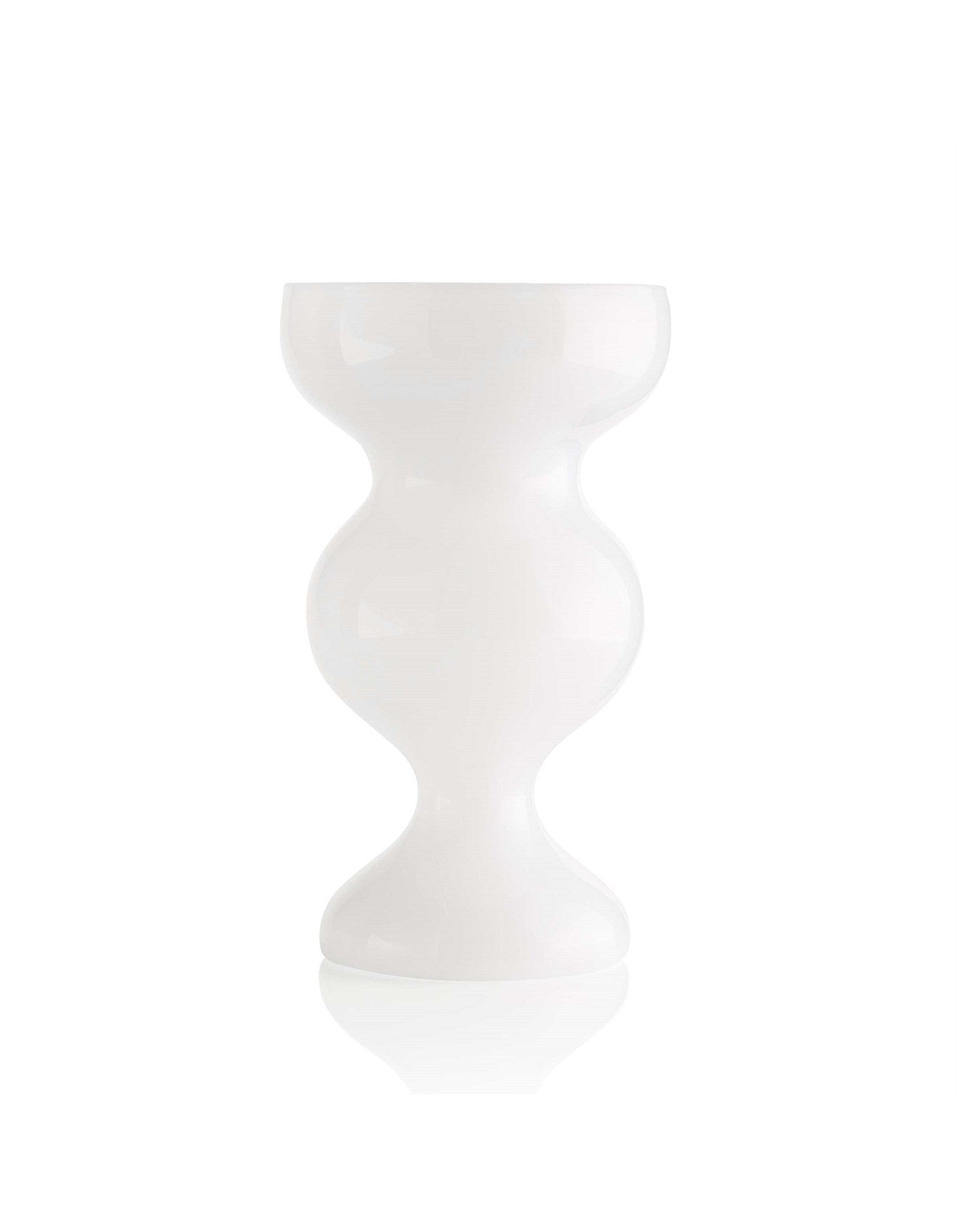 GASPARD VASE - WHITE OPAQUE