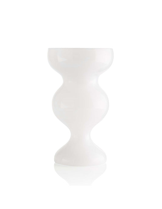 GASPARD VASE - WHITE OPAQUE