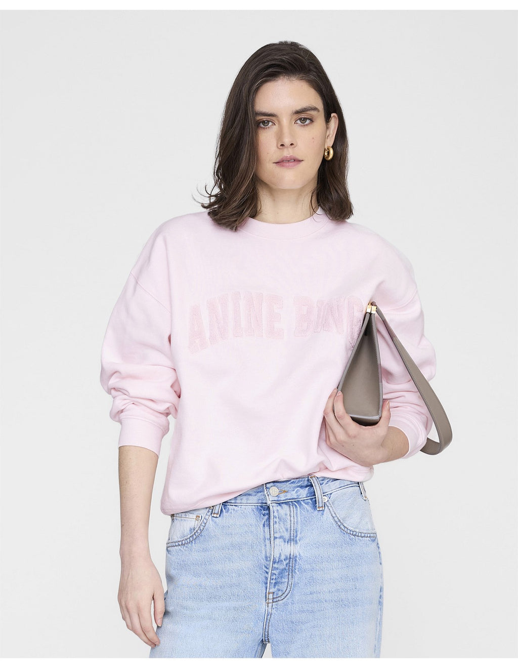 SPENCER SWEATSHIRT ANINE BING - POWDER PINK