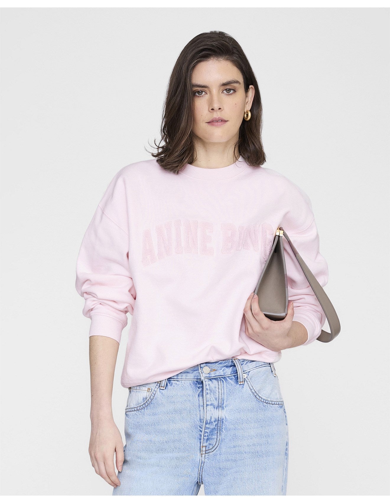 SPENCER SWEATSHIRT ANINE BING - POWDER PINK