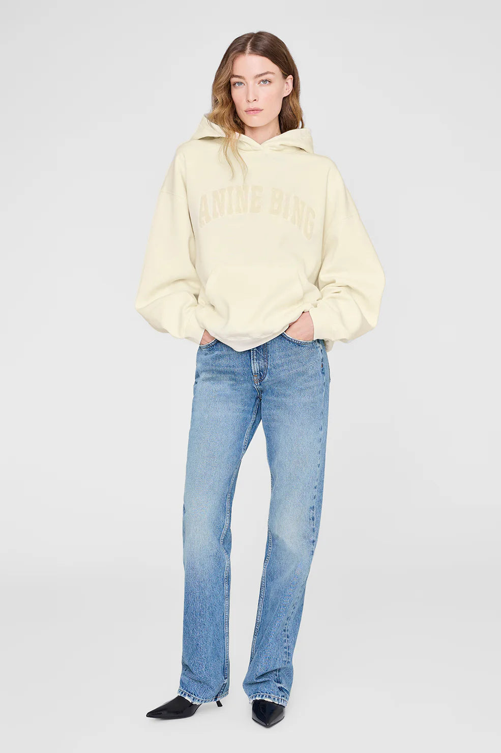 HARVEY SWEATSHIRT - WASHED CREAM