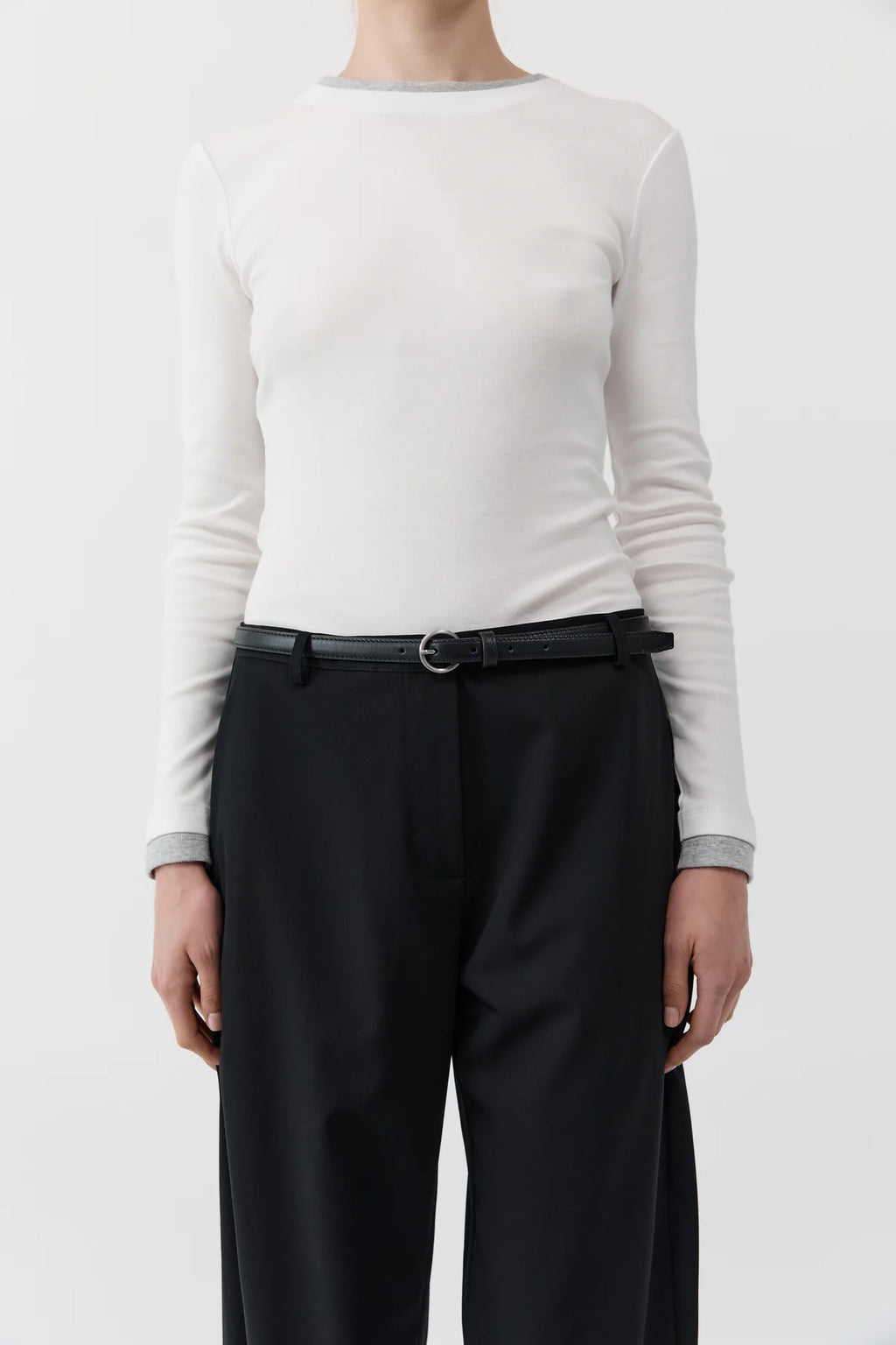 MINIMAL SLIM BELT - BLACK
