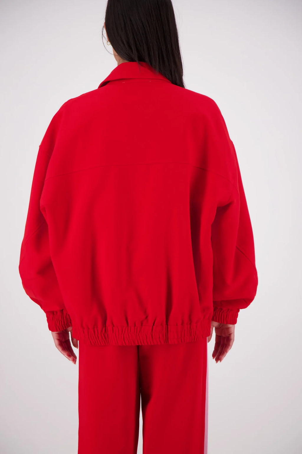ISCHIA BOMBER JACKET - RED