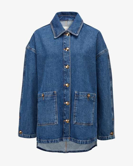LUCA JACKET - CLEAN INDIGO DENIM