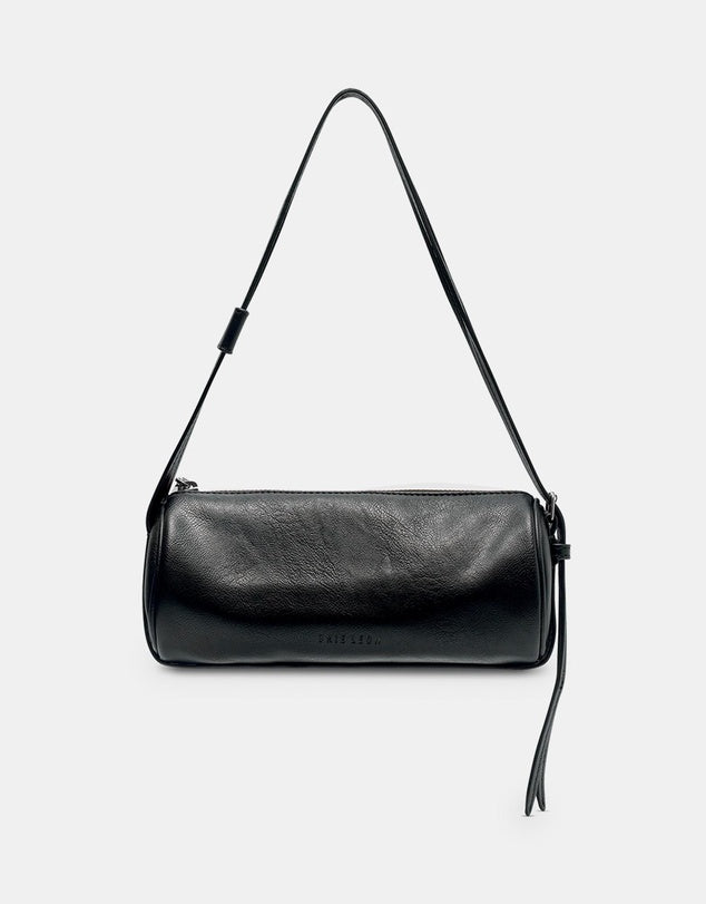 BROOKE MINI BARREL BAG - BLACK