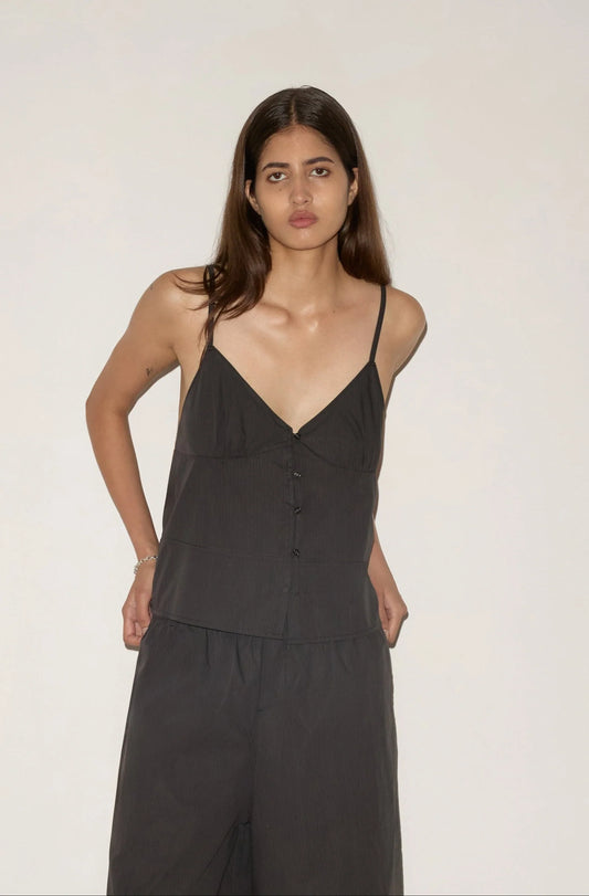 SEAM TOP - BLACK STRIPE