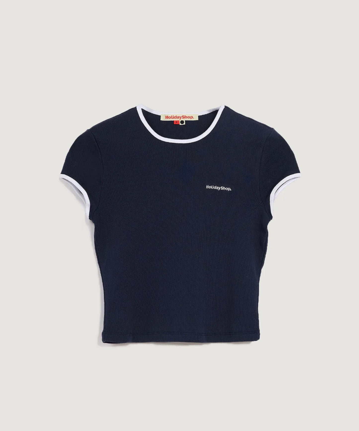 HS BABY TEE - NAVY/WHITE