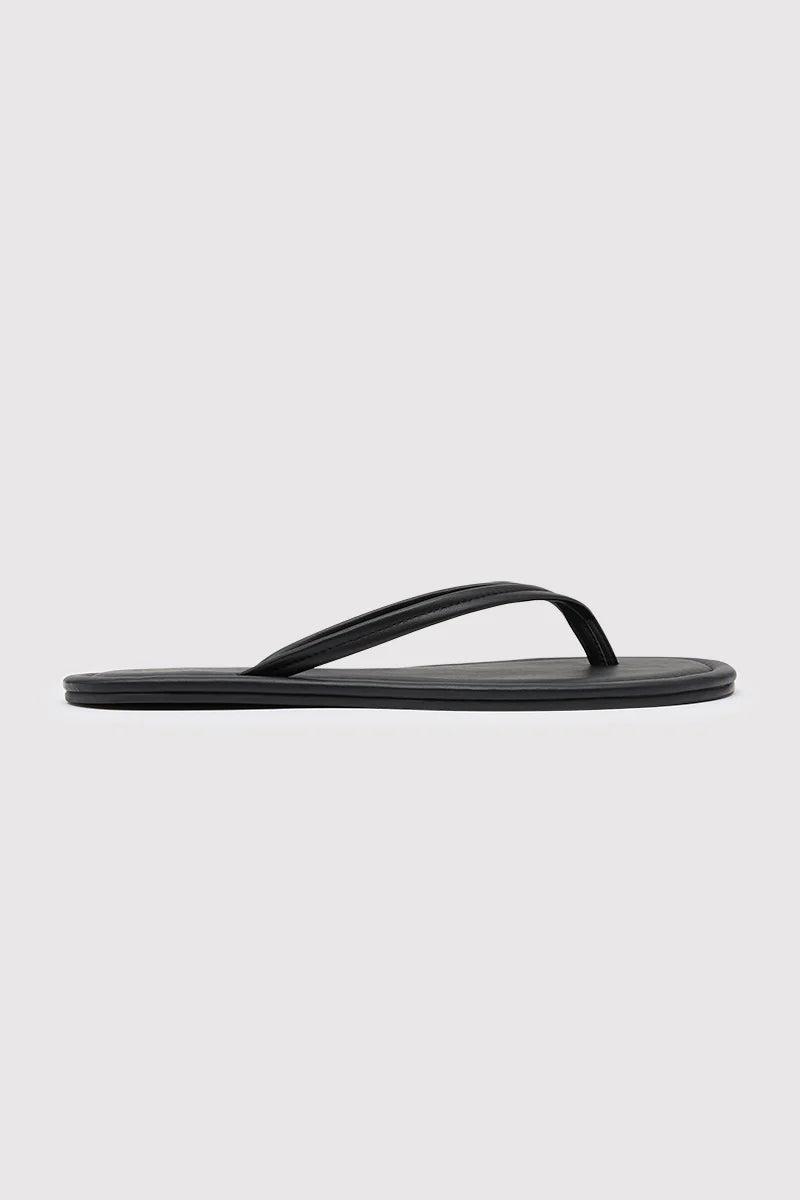 THONG DETAIL SLIDE - BLACK