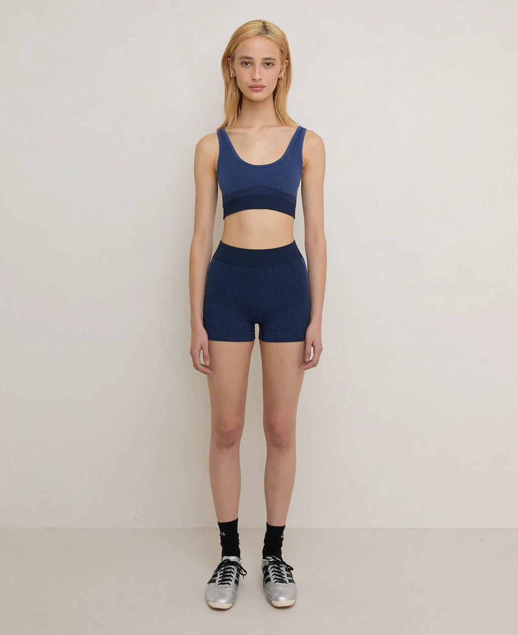 M19 SCOOP WOOL CROP - DENIM