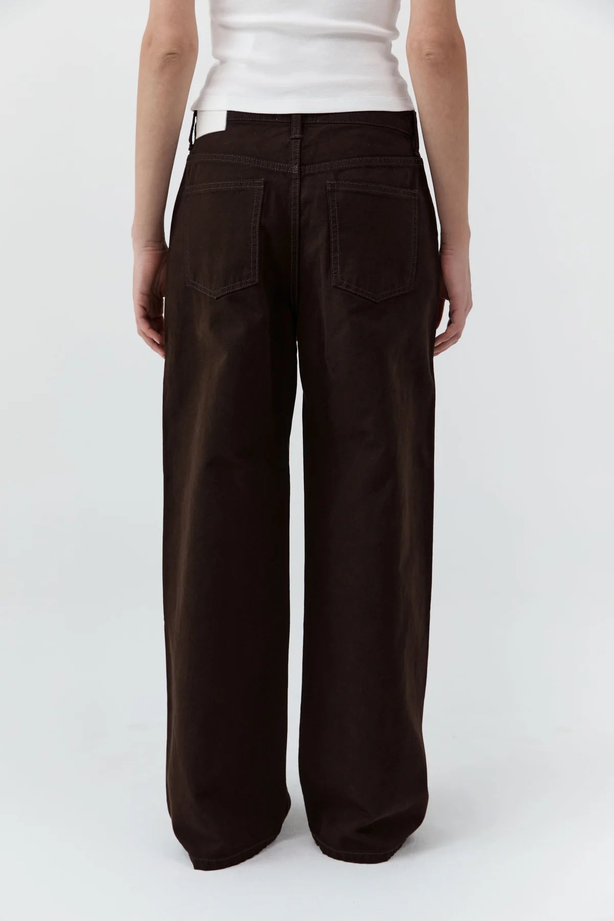 CANVAS CLASSIC MID RISE JEAN - BARK