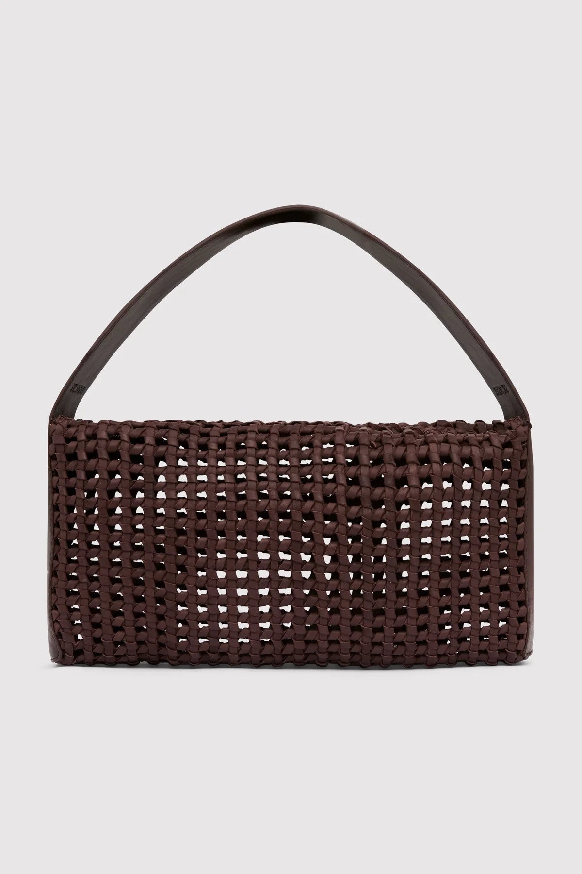 MACRAME MESH BAG - CHOCOLATE