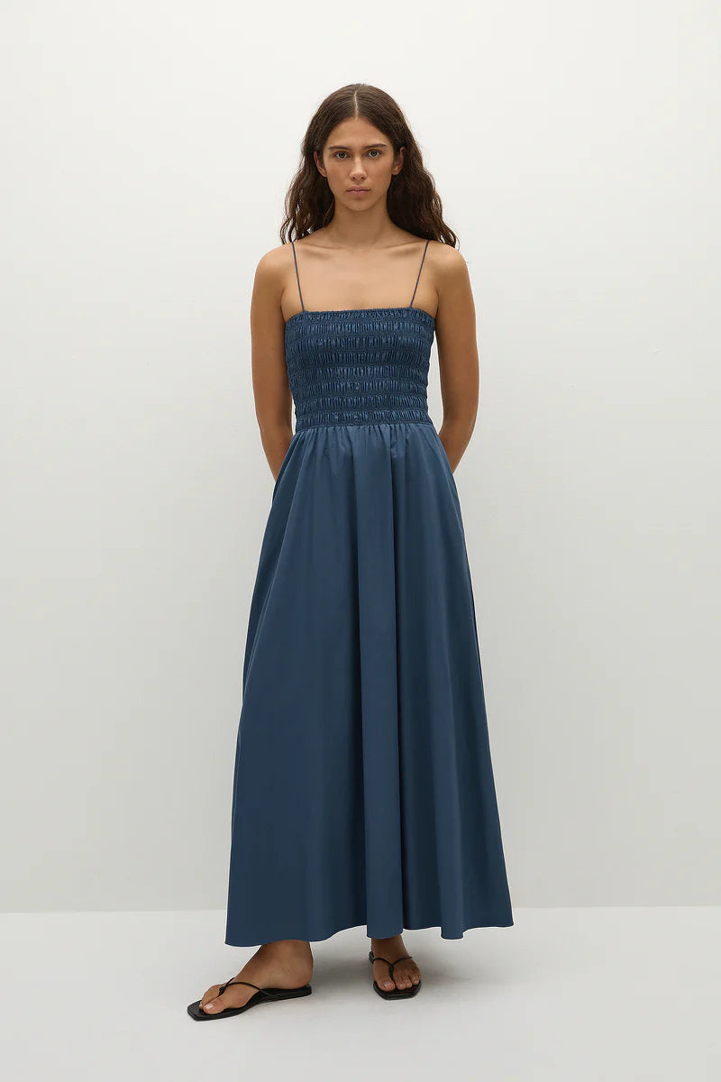 ANNIKEN MAXI DRESS - VINTAGE NAVY