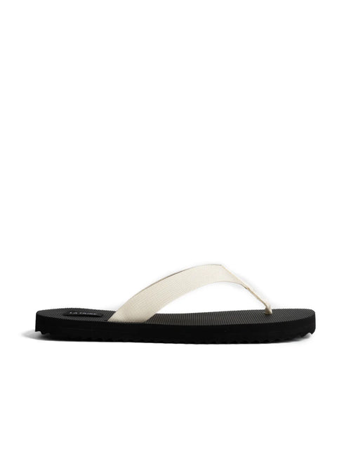CANVAS THONG - CREAM