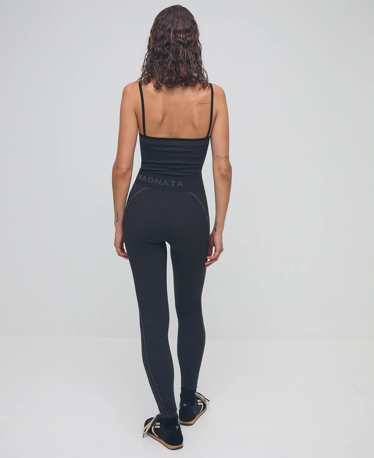 TRI WOOL BODYSUIT - OBSIDIAN