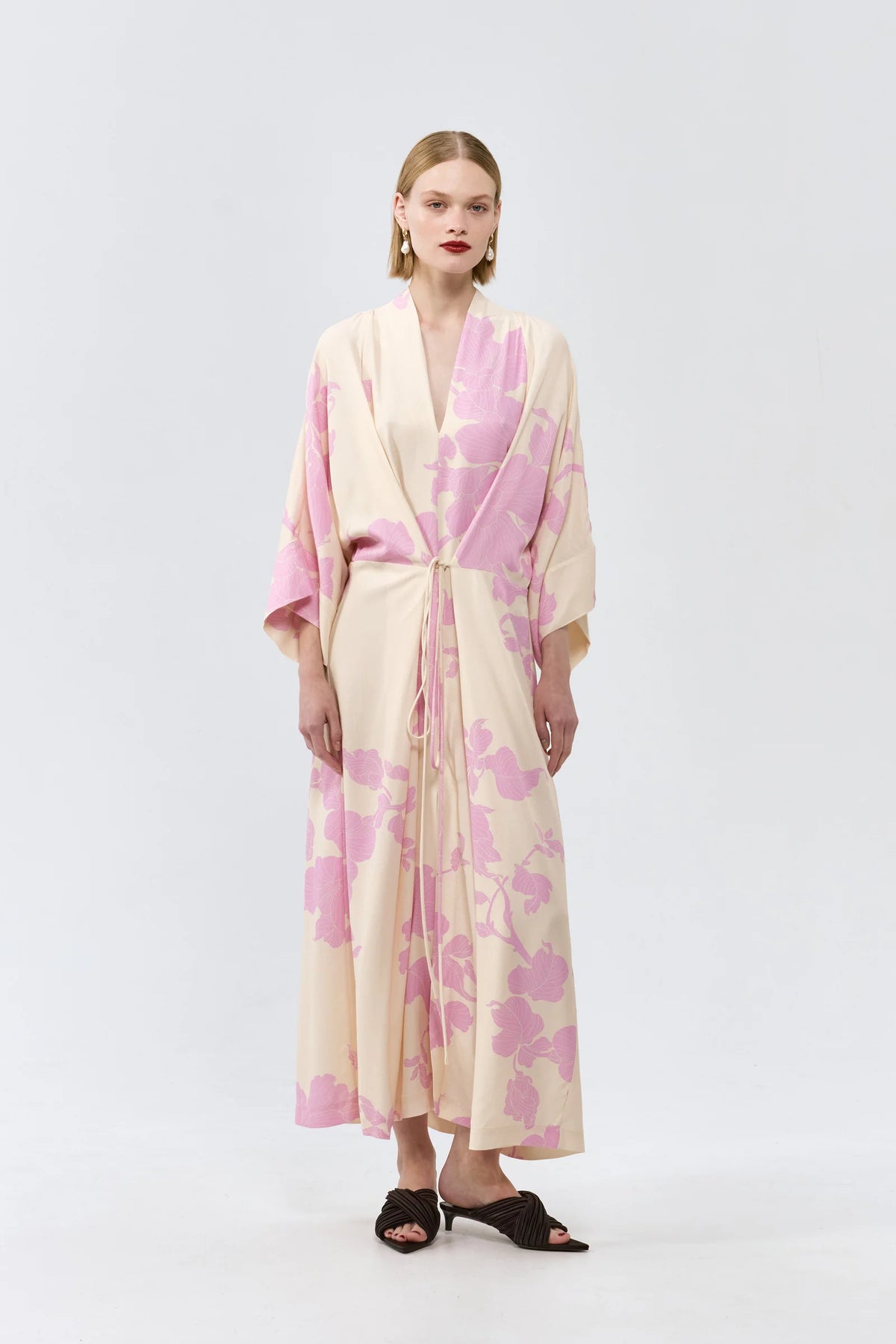 LOTTA KIMONO DRESS (ONE SIZE) - PINK