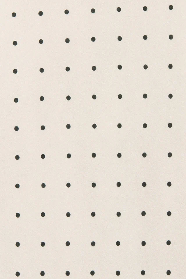 (PRE-ORDER) MINA MIDI DRESS - POLKA DOT ANTIQUE WHITE