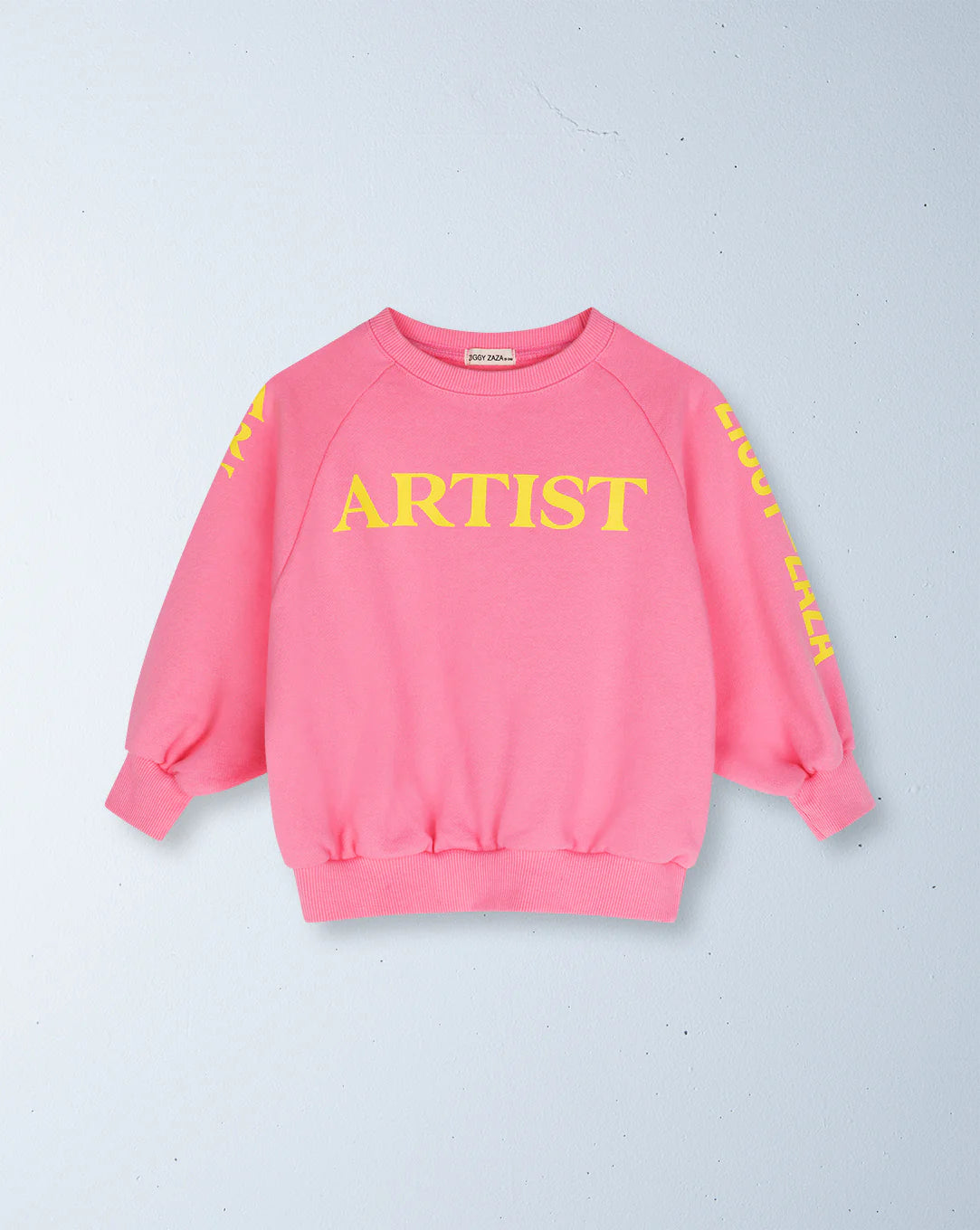 ARTIST PULLOVER - PINK POP / YELLOW