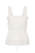 (PRE-ORDER) DALILA TOP - FERNANDA LACE ANTIQUE WHITE