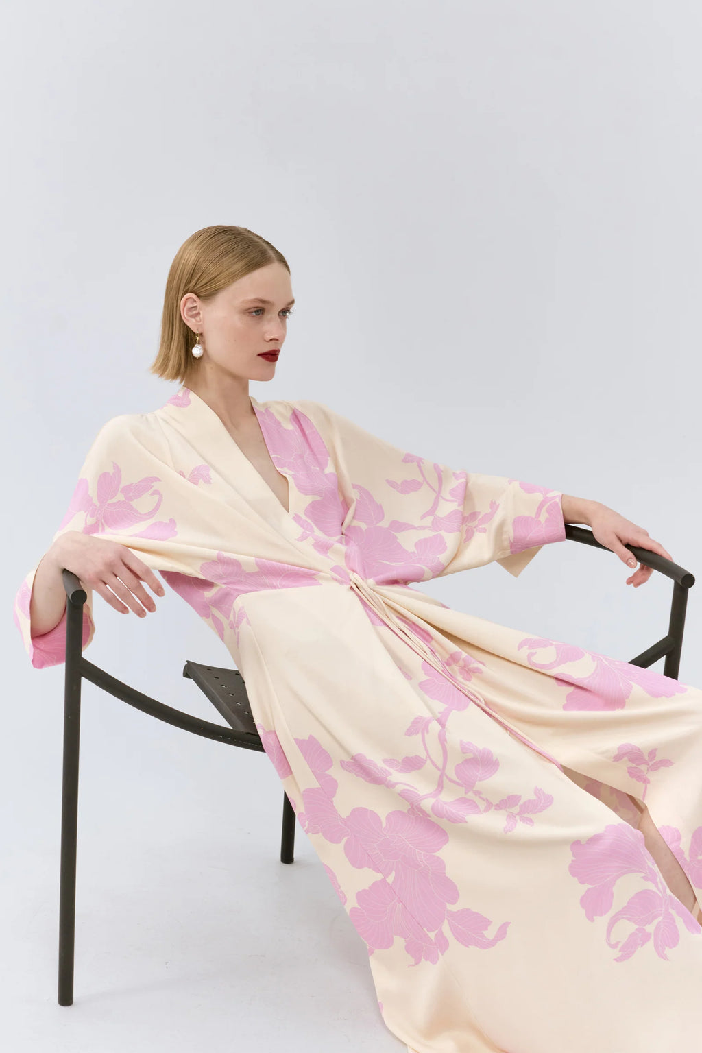 LOTTA KIMONO DRESS (ONE SIZE) - PINK