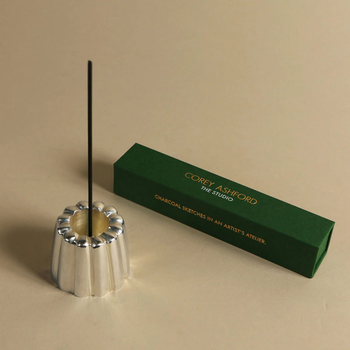 CANDLE HOLDER - SILVER