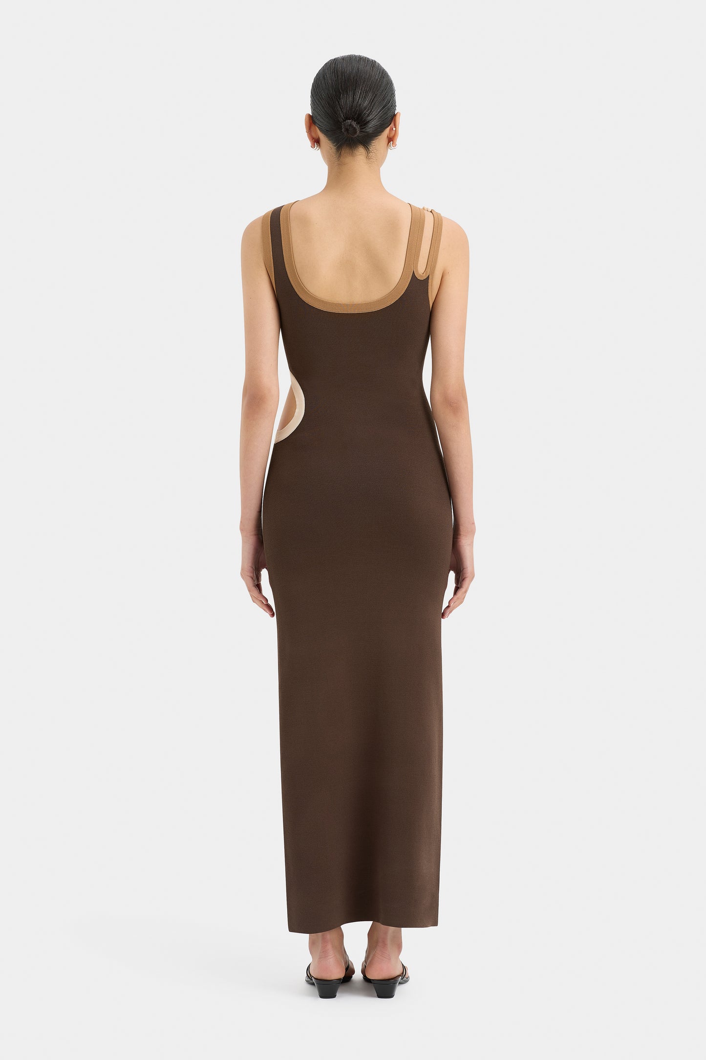 SALVADOR CUT OUT DRESS - BISCOTTI