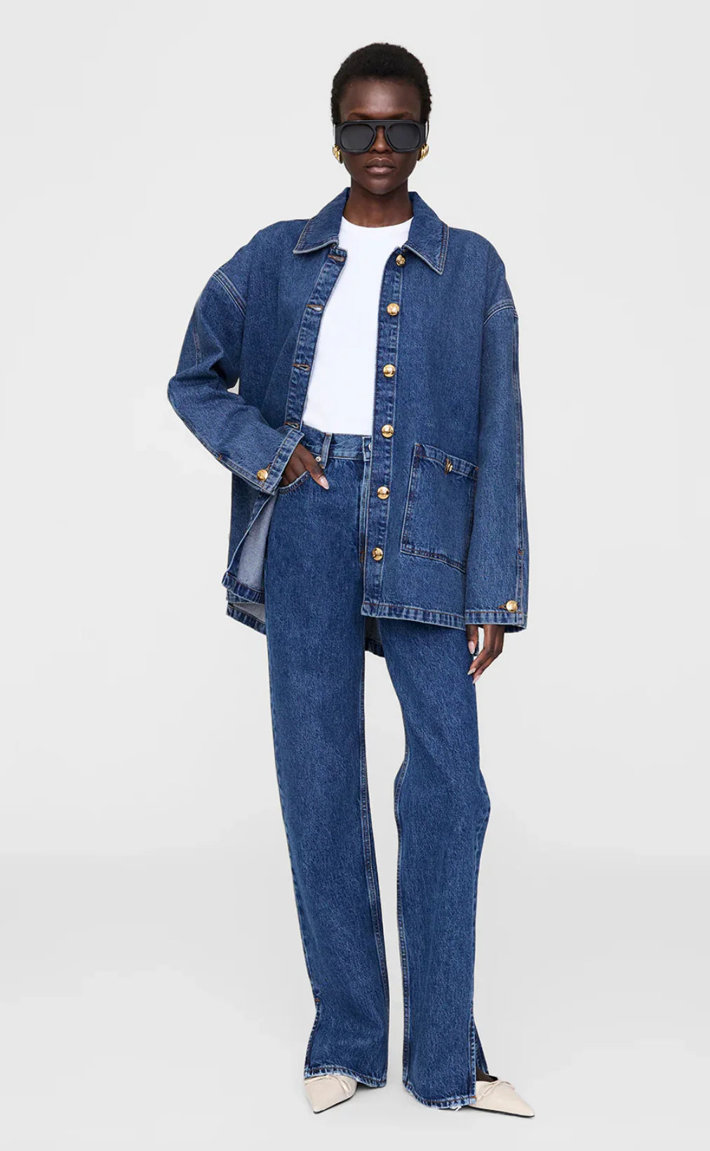 LUCA JACKET - CLEAN INDIGO DENIM