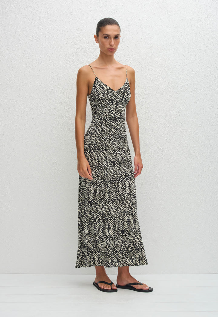 LOW BACK SLIP DRESS - KYOTO