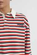 ELLIE POLO TOP - RED