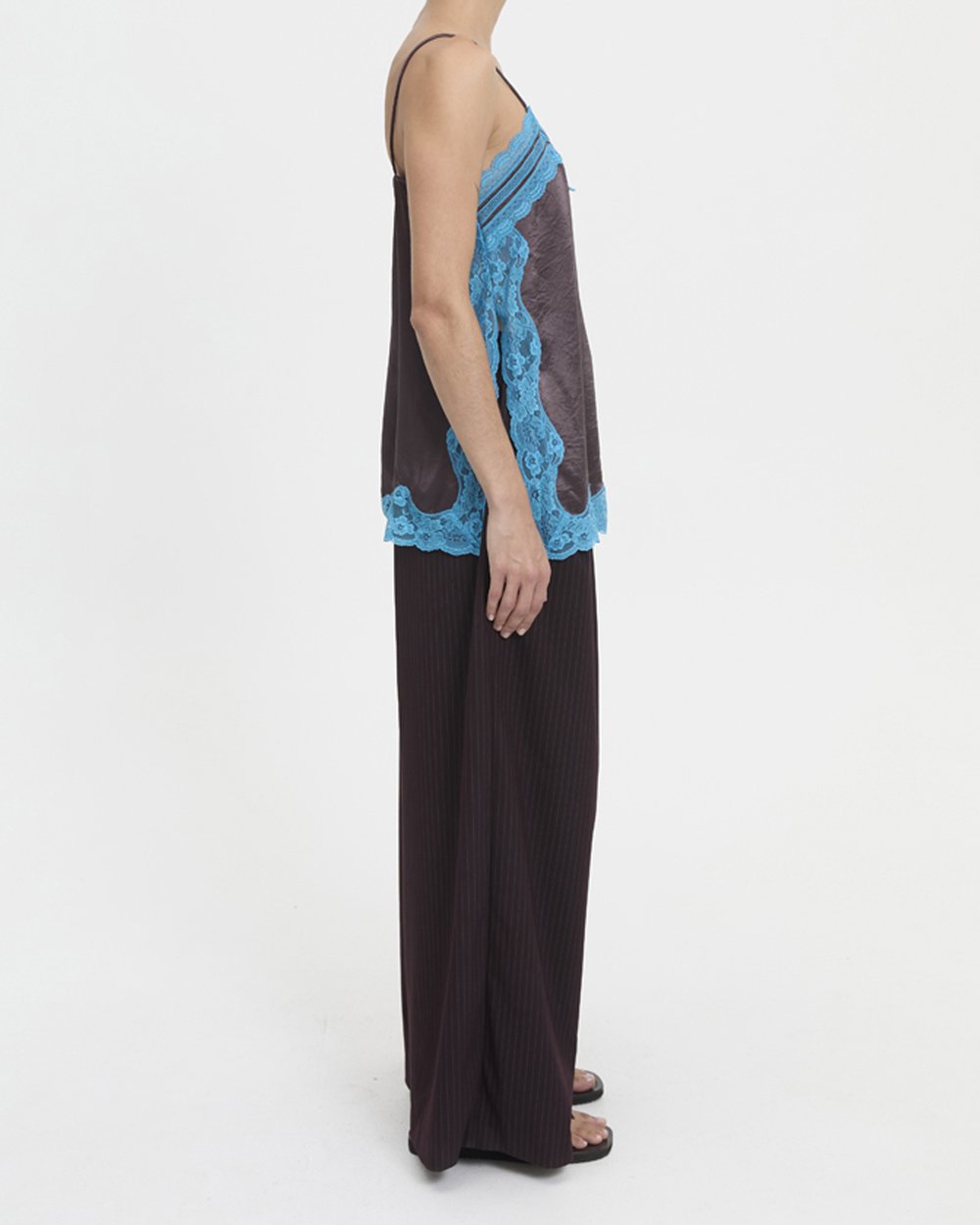LILY TANK - BROWN