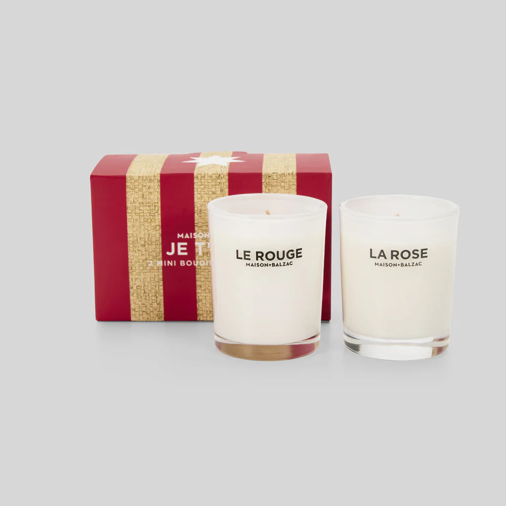 CANDLE DUO SET - JE T'AIME