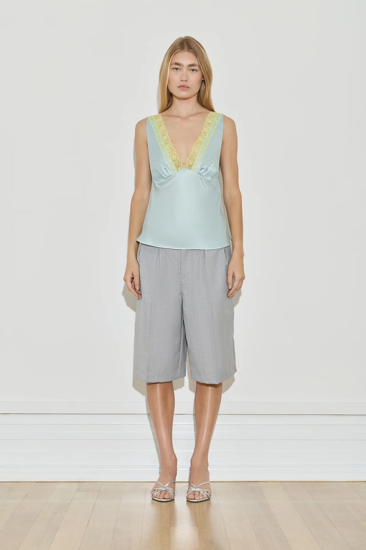 VINTAGE CAMI - SEA MOSS / CHARTRUSE