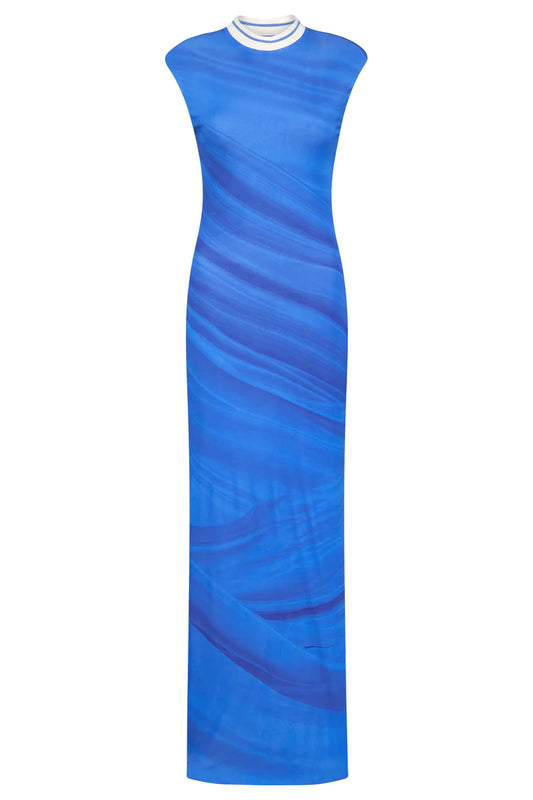 08 KENT DRESS - IBIZA BLUE