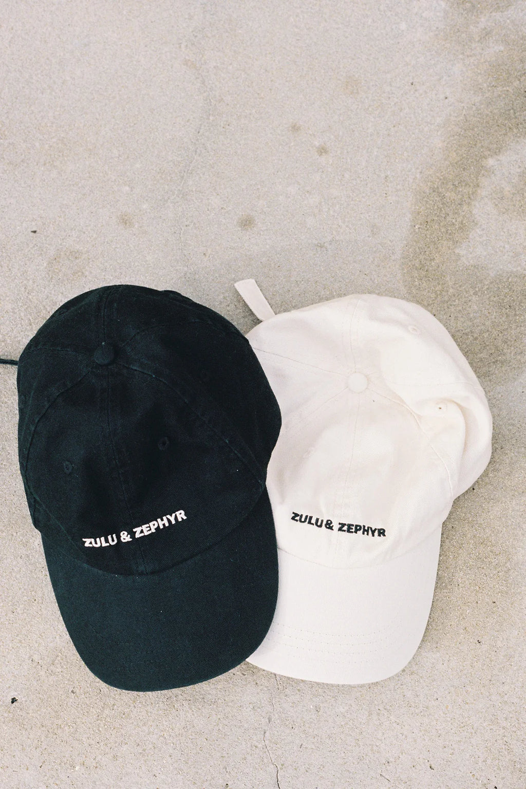 ZULU & ZEPHYR CANVAS CAP - BLACK